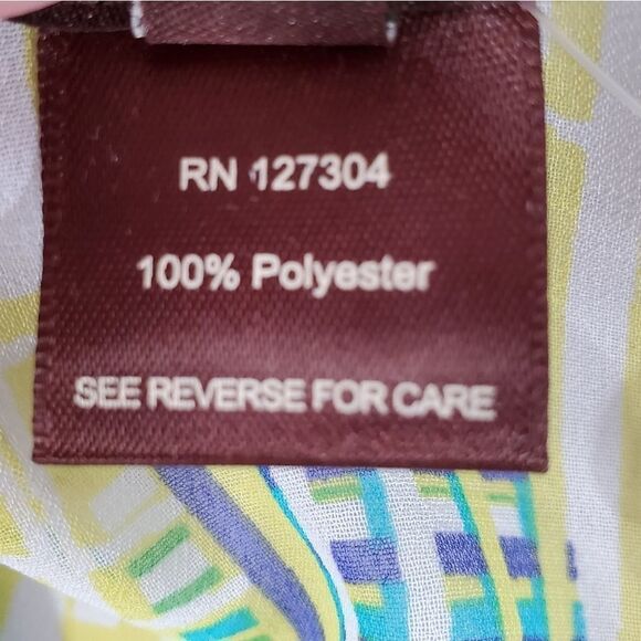 🔹️NWT Multiples Turquoise Button Blouse w/Adjustable Sleeves Small - Picture 8 of 9